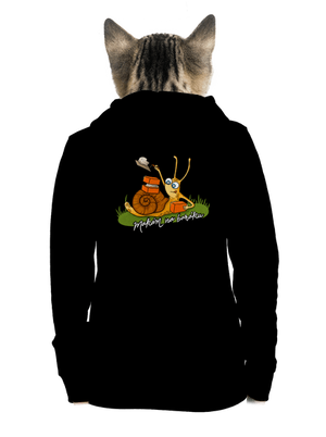 Makám na baráku dámská mikina na zip Black