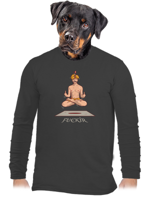 Fuckír pánské dlouhý rukáv Dark Grey