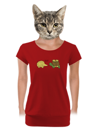 dámské tričko s lemem