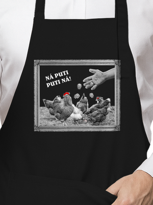 Ukrajina - Ná Puti Puti Ná zástěra Black