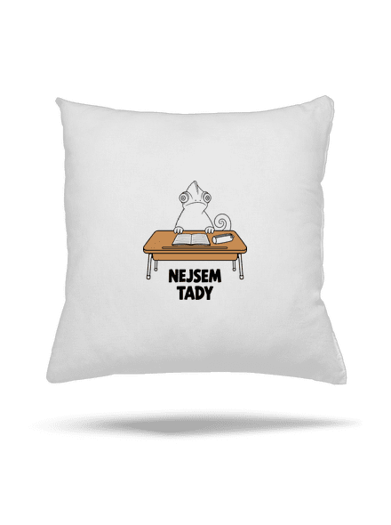 Nejsem tady polštář White