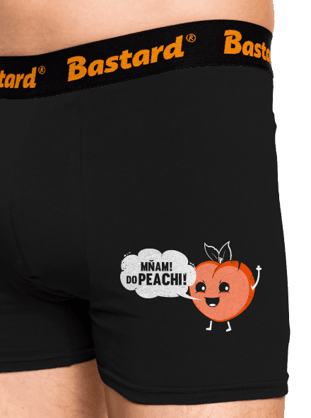 Mňam do peachi boxerky Black