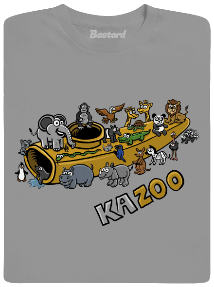 KaZoo pánské tričko Sport Grey