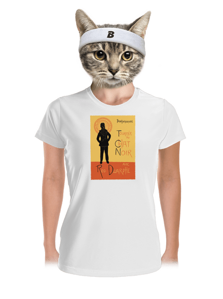 Le Chat Noir dámské sportovní tričko White