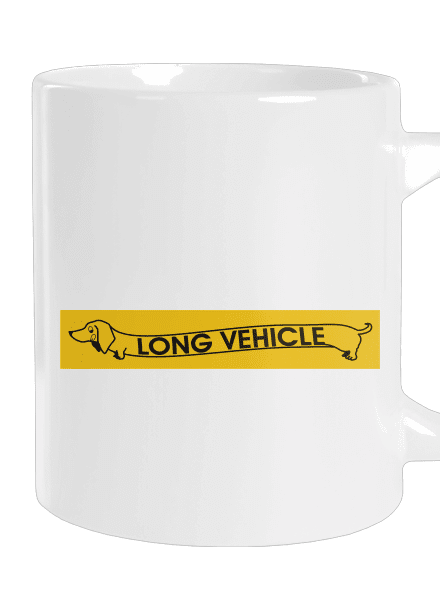 Long vehicle velký hrnek White