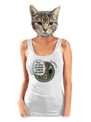 Muchomůrky zelené dámské tílko klasické White