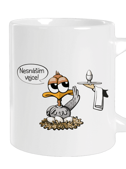 Nesnáším vejce velký hrnek White