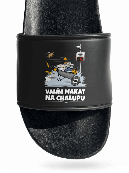 Valím na chalupu pantofle Black