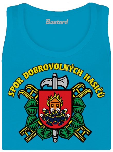 Spor dobrovolných hasičů dámské tílko klasické Blue Atol