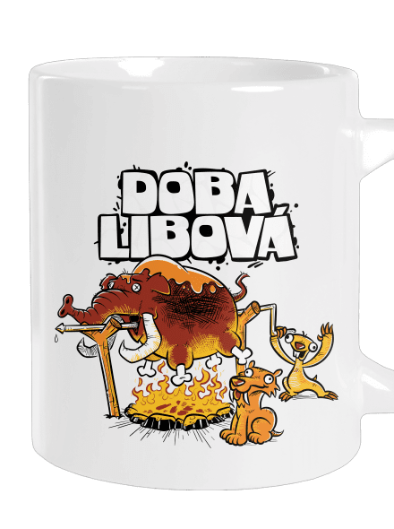 Doba libová velký hrnek White