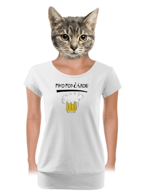 dámské tričko s lemem