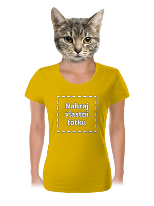 Vlastní potisk dámské tričko Yellow