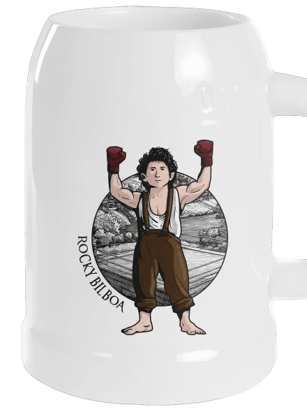 Rocky Bilboa půllitr White