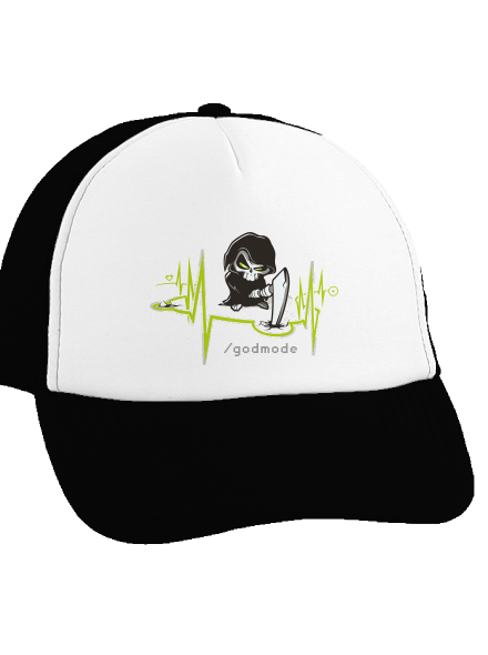 Boží zásah kšiltovka truckerka Black cap
