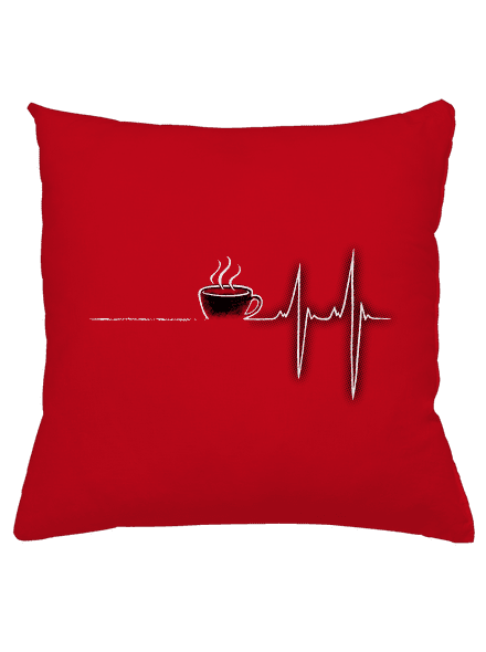 Coffee help polštář Red