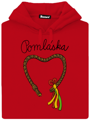 Pomláska pánská mikina klokanka Red