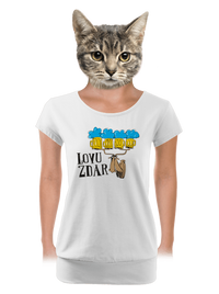 dámské tričko s lemem