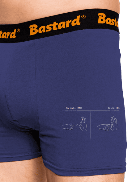Má dáti dal boxerky Blue Navy