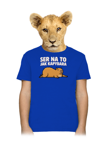 Jak kapybara dětské tričko Royal Blue