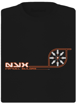 NYX Virtual Sailors dámské sportovní tričko Black