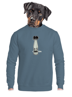 unisex mikina bez kapuce