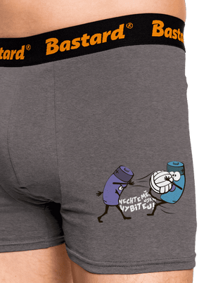 Vybitej boxerky Gray Melange