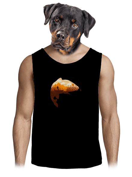 Kapitální úlovek pánské tílko Black