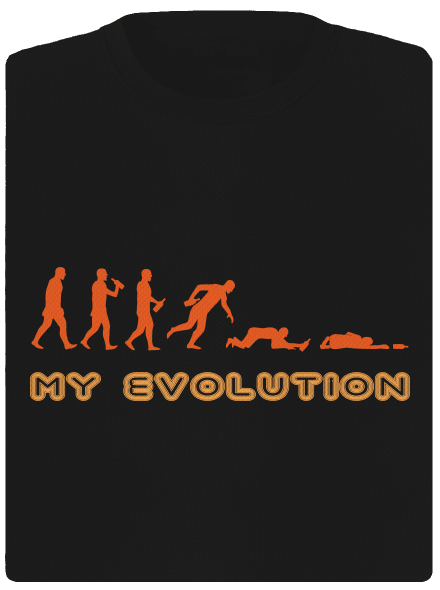 My evolution dámské sportovní tričko Black