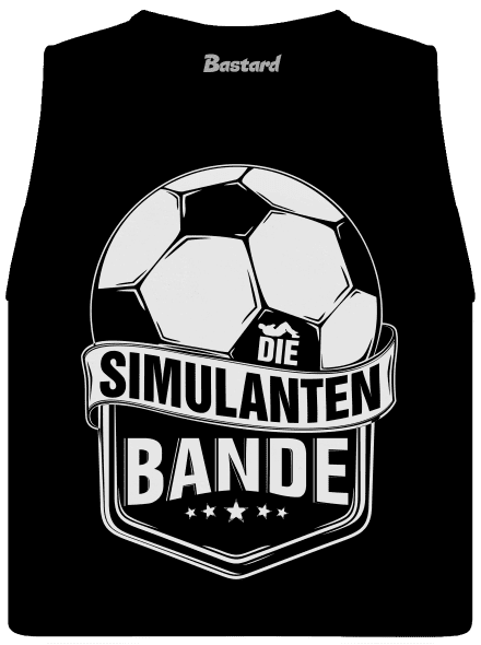 Simulanten bande dámské tílko volné Black