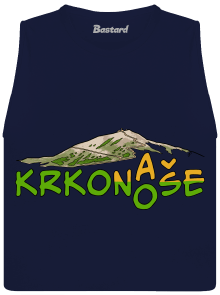 Krkonoše dámské tílko volné Navy