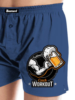 Czech Workout pánské trenky Blue