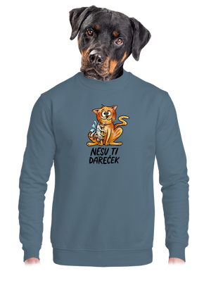 unisex mikina bez kapuce