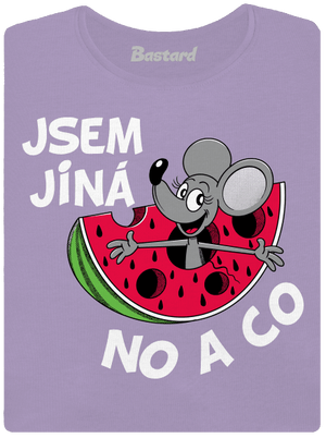 Jsem jiná dámské tričko s lemem Lavender