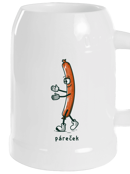 Páreček půllitr White