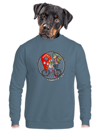 unisex mikina bez kapuce