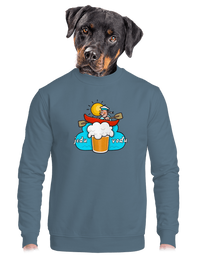 unisex mikina bez kapuce