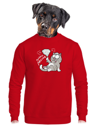 unisex mikina bez kapuce