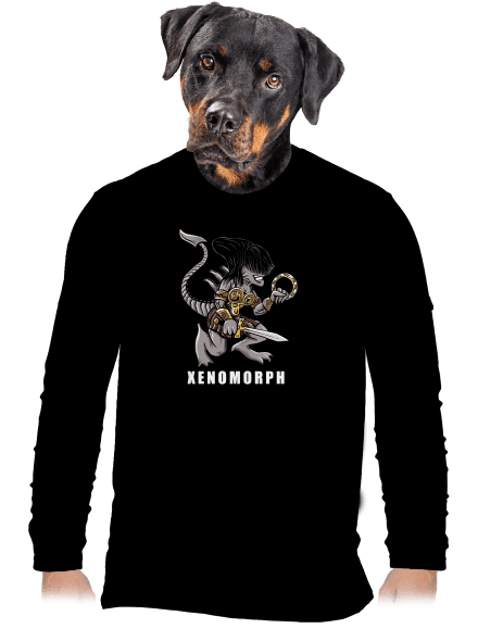 Xenomorph pánské dlouhý rukáv Black