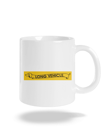 Long vehicle klasický hrnek White