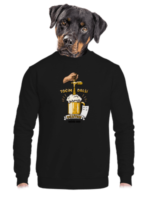unisex mikina bez kapuce