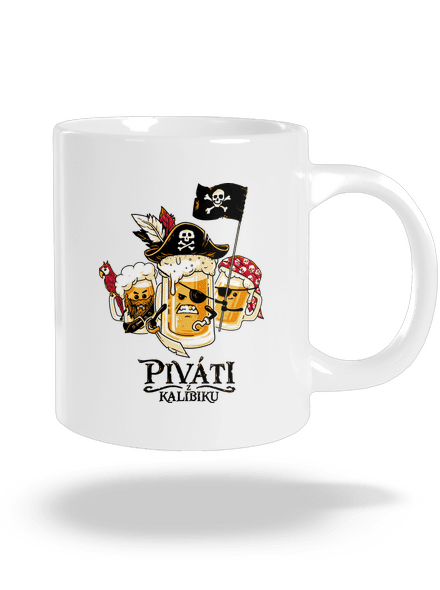 Piváti z Kalibiku velký hrnek White