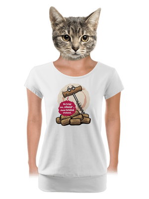 dámské tričko s lemem