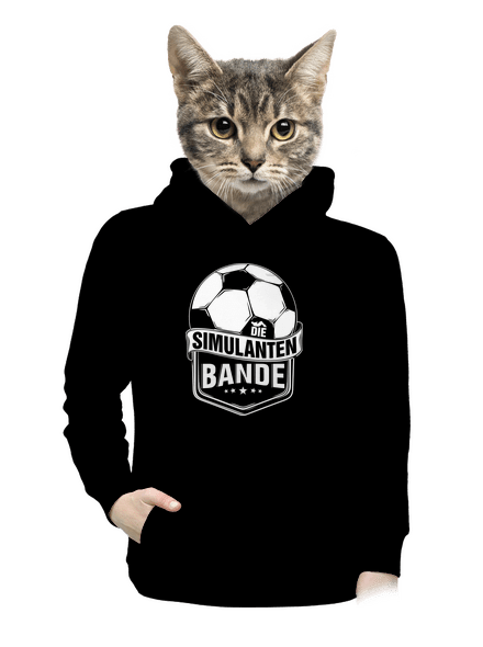 Simulanten bande dámská mikina klokanka Black