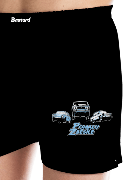 Pomalu ale zběsile pánské trenky Black