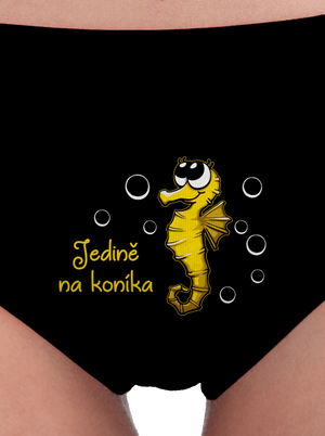 Na koníka dámské kalhotky Black