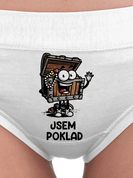 Jsem poklad dámské kalhotky White