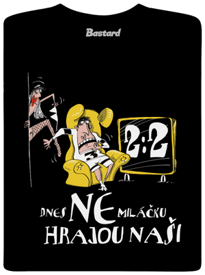 Hrajou naši pánské dlouhý rukáv Black