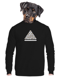 unisex mikina bez kapuce