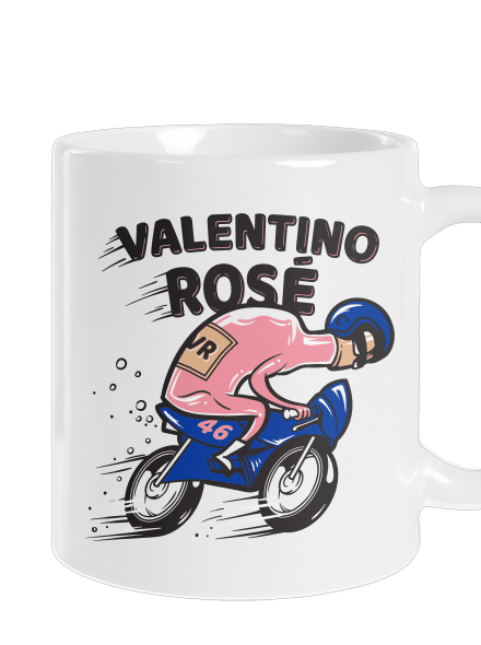 Valentino Rose klasický hrnek White