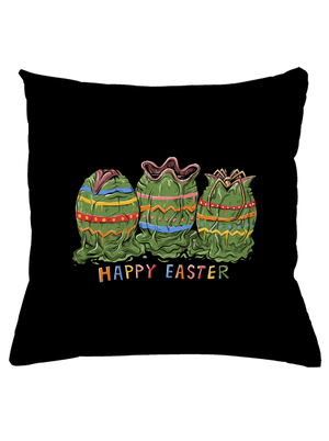 Happy Easter polštář Black